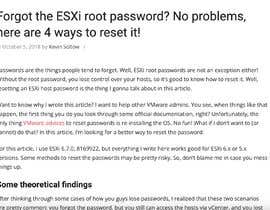 #5 pentru Esxi password recovery de către andreitalas