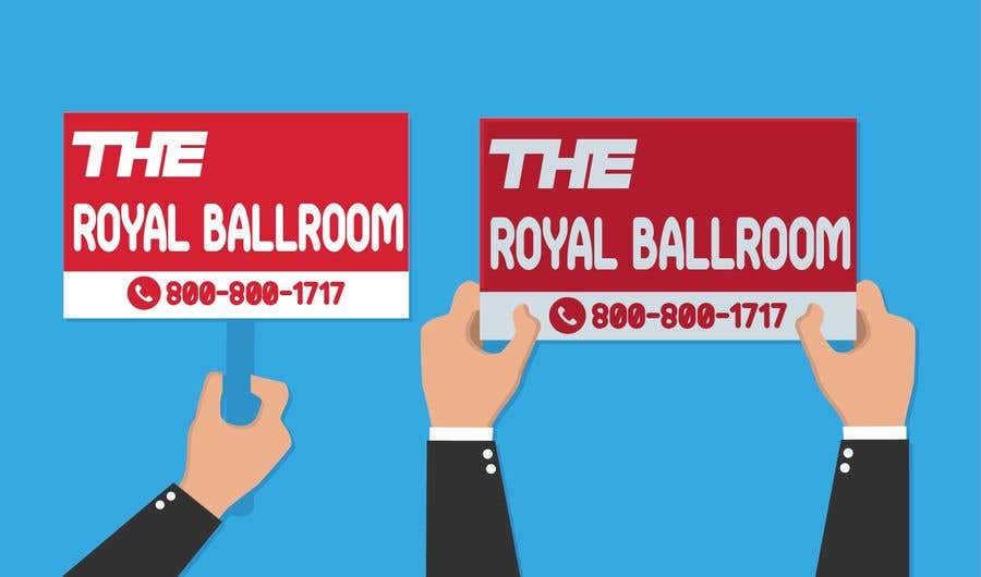Kilpailutyö #122 kilpailussa                                                 The Royal Ballroom Sign
                                            