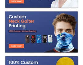 Nro 55 kilpailuun Design 3 Slider Banners For Face Mask Website käyttäjältä dgrmehedihasan