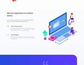 #6 for Simple Landing Page design (XD -most preferred- or Photoshop) by srahman28463