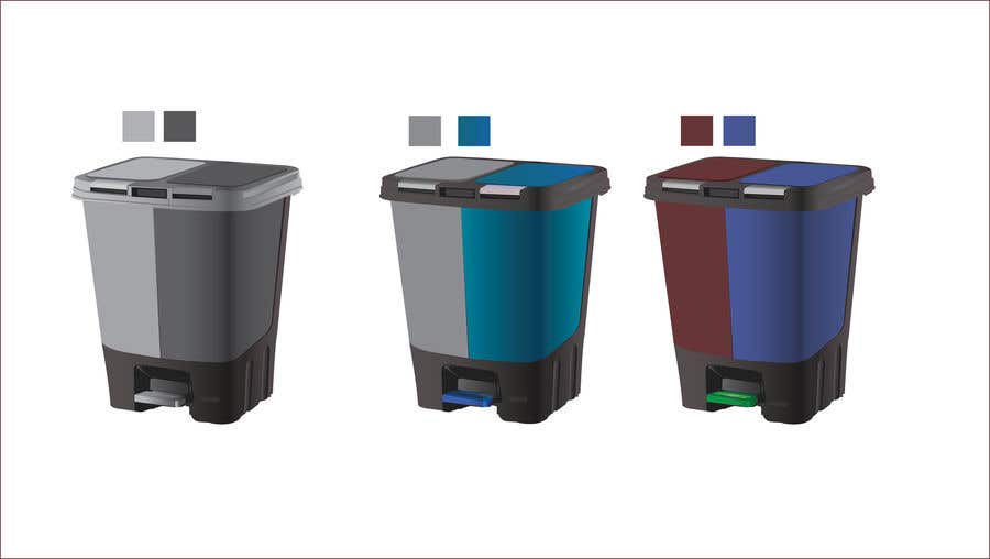 Kilpailutyö #28 kilpailussa                                                 Pattern designs for a trash can
                                            