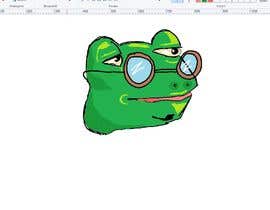 #164 for MS Paint (or basic) drawn FROG with glasses af RikiSila