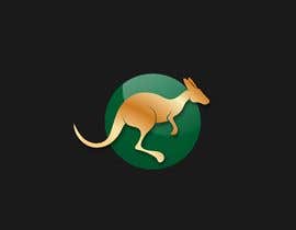 #374 para Green and gold kangaroo logo por pyramidstudiobr