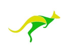 #69 para Green and gold kangaroo logo por Abdo96Arab