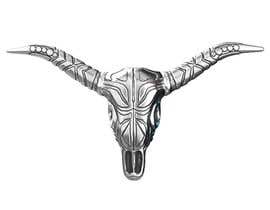 #5 pentru 3d model of a pendant of a cow skull or ram skull or longhorn skull or a buffalo skull de către dhonfaxz