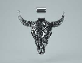 #8 pentru 3d model of a pendant of a cow skull or ram skull or longhorn skull or a buffalo skull de către BrianRegg