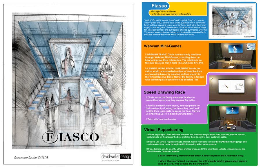 Proposta in Concorso #8 per                                                 Re-design this TV show concept sheet to look like a million bucks
                                            