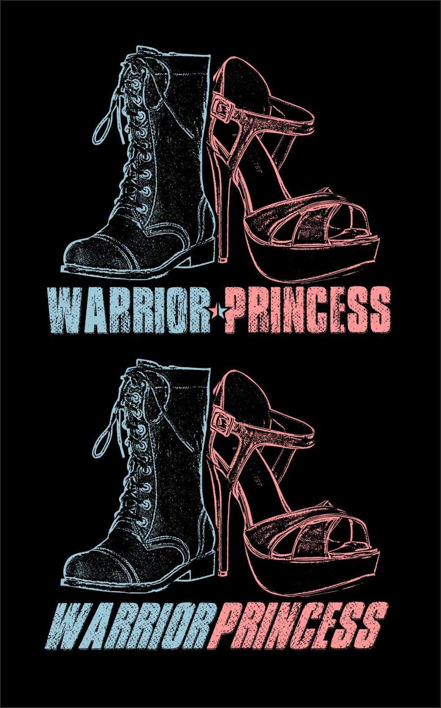 Bài tham dự cuộc thi #29 cho                                                 Design a T-Shirt for Warrior Princess
                                            