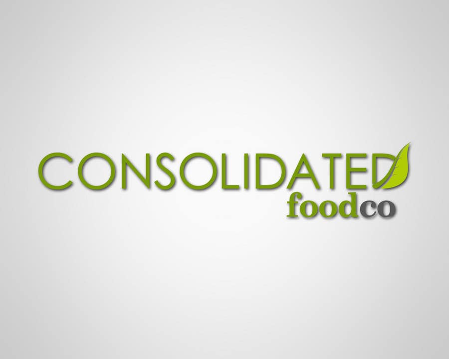 Tävlingsbidrag #23 för                                                 Logo Design for Consolidated Foodco
                                            