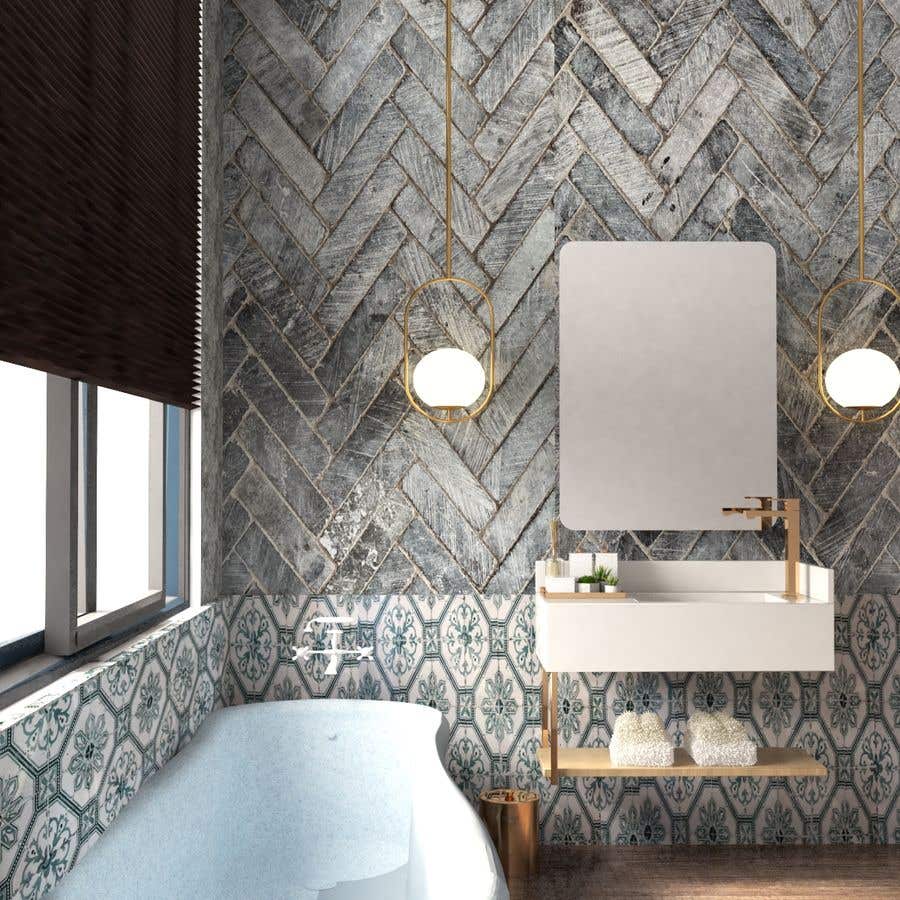 Proposition n°41 du concours                                                 Choose tiles, fittings and colour scheme for a bathroom renovation
                                            