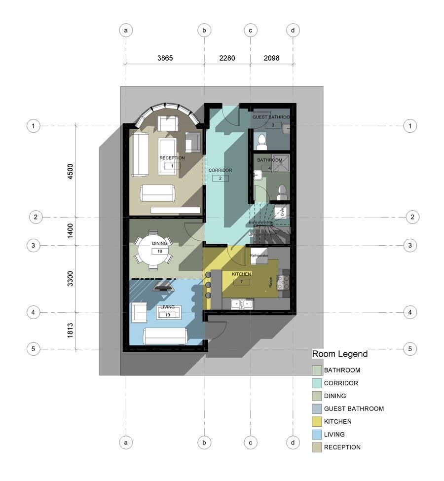 Конкурсная заявка №43 для                                                 Design new layout and design for home
                                            
