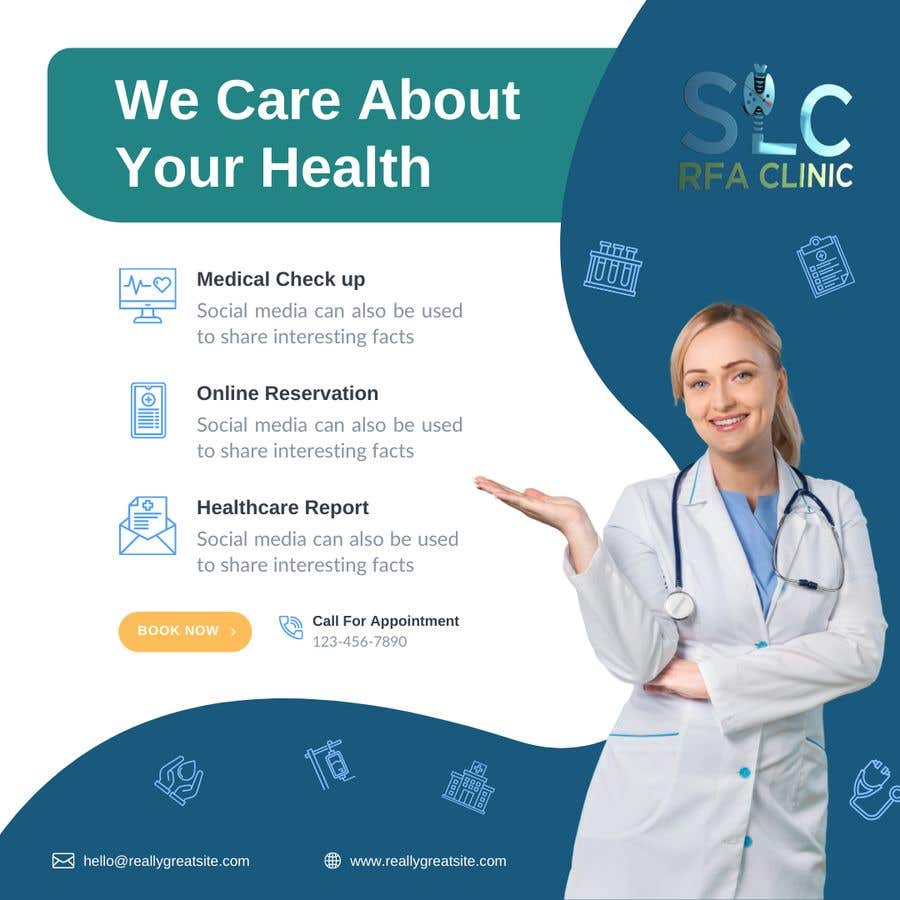 we care about your health medical check up social media can also be used to share