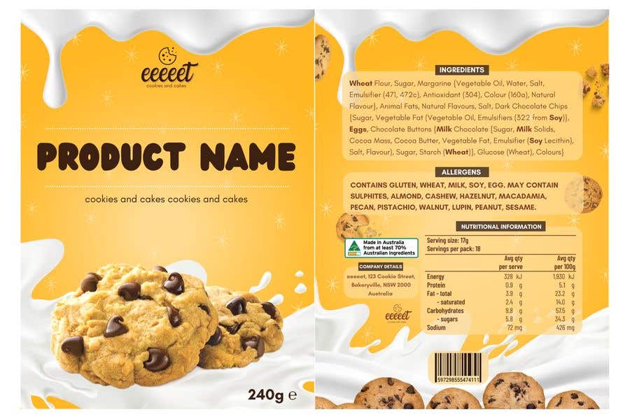 Contest Entry #103 for                                                 Design a set of labels for a new cookies and cakes brand, eeeeet - 25/01/2023 18:51 EST
                                            