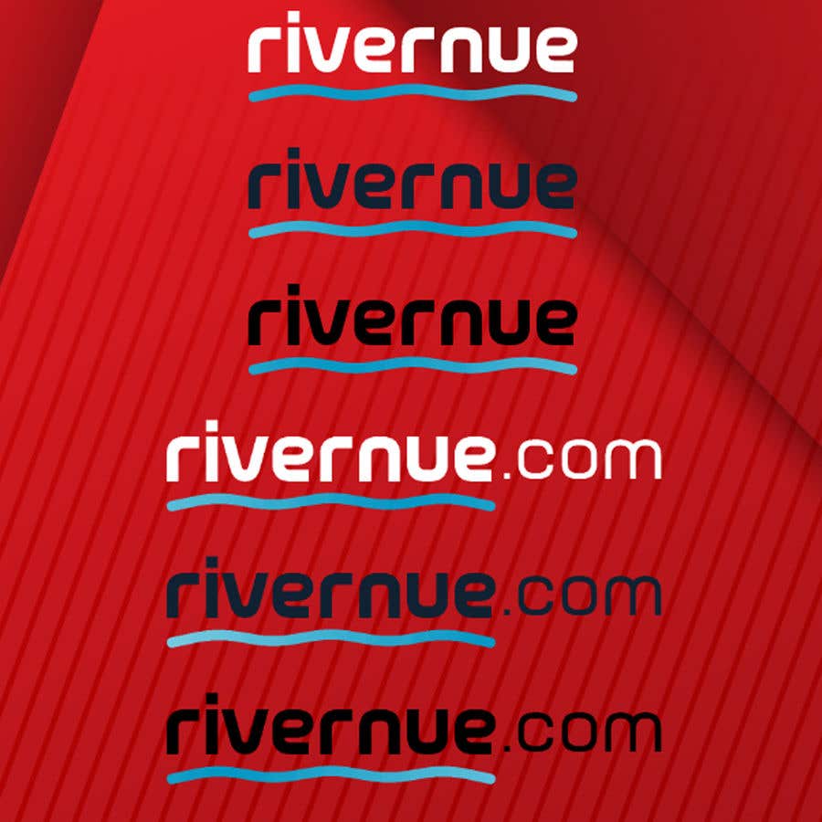a group of fiveure logo on a red background