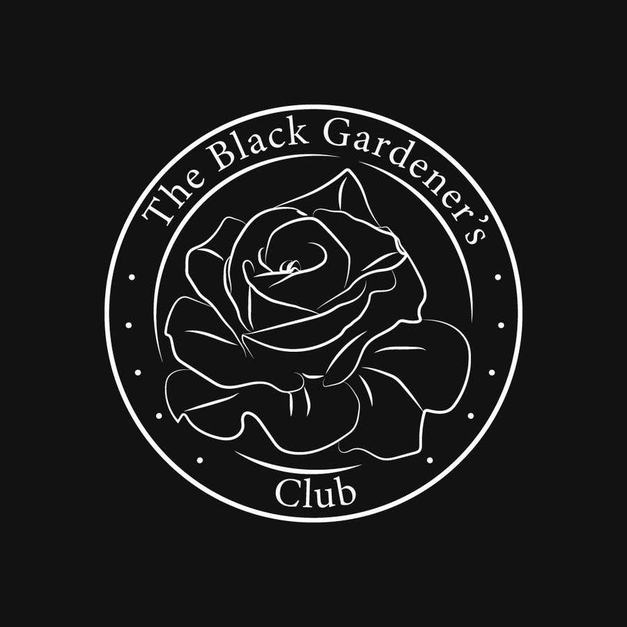 Penyertaan Peraduan #373 untuk                                                 I need a logo designed for my gardening inspired clothing company called “The Black Gardener’s Club”. If needs to be colored as well as look good in black and white. I like the first example the most. I want to be able to embroider and screen print logo.
                                            