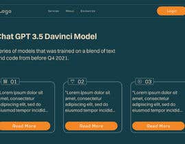 #29 для Figma Design for ChatGPT or GPT 3.5 Davinci Model Landing Page - Contest от MahmoudRezk998