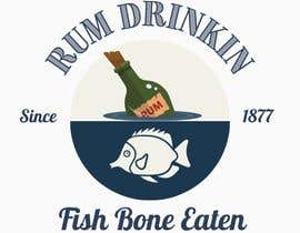 Nro 234 kilpailuun Rum Drinkin&#039; &amp; Fish Bone Eaten logo käyttäjältä samkamal07
