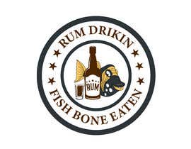 Nro 144 kilpailuun Rum Drinkin&#039; &amp; Fish Bone Eaten logo käyttäjältä ASOZR