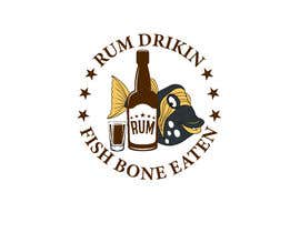 Nro 145 kilpailuun Rum Drinkin&#039; &amp; Fish Bone Eaten logo käyttäjältä ASOZR