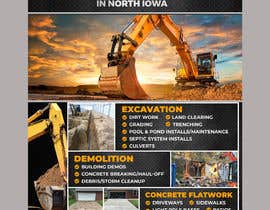 #87 for Professional Business Flyer/Ad for Excavation company by miloroy13