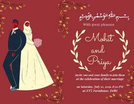 Nro 36 kilpailuun MUSLIM WEDDING CARD - 06/02/2023 08:22 EST käyttäjältä DesignerRehnaz