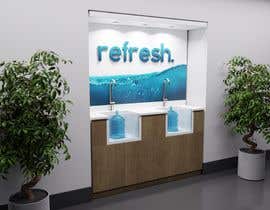 Nambari 38 ya create a product rendering for a water refill station na izsomik