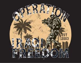 Nro 66 kilpailuun Operation Iraqi Freedom Shirt Design käyttäjältä sohaibakhtar0001