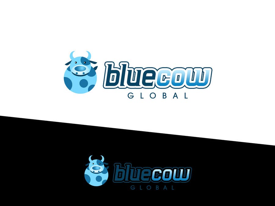 Penyertaan Peraduan #251 untuk                                                 Design a Logo for our "Blue Cow Global"
                                            