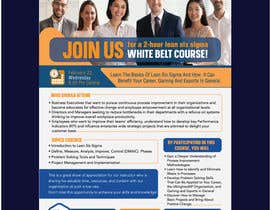 #49 για Create 1 Page promotion flyer for upcoming Lean Six Sigma White Belt online course από mahmudMAS