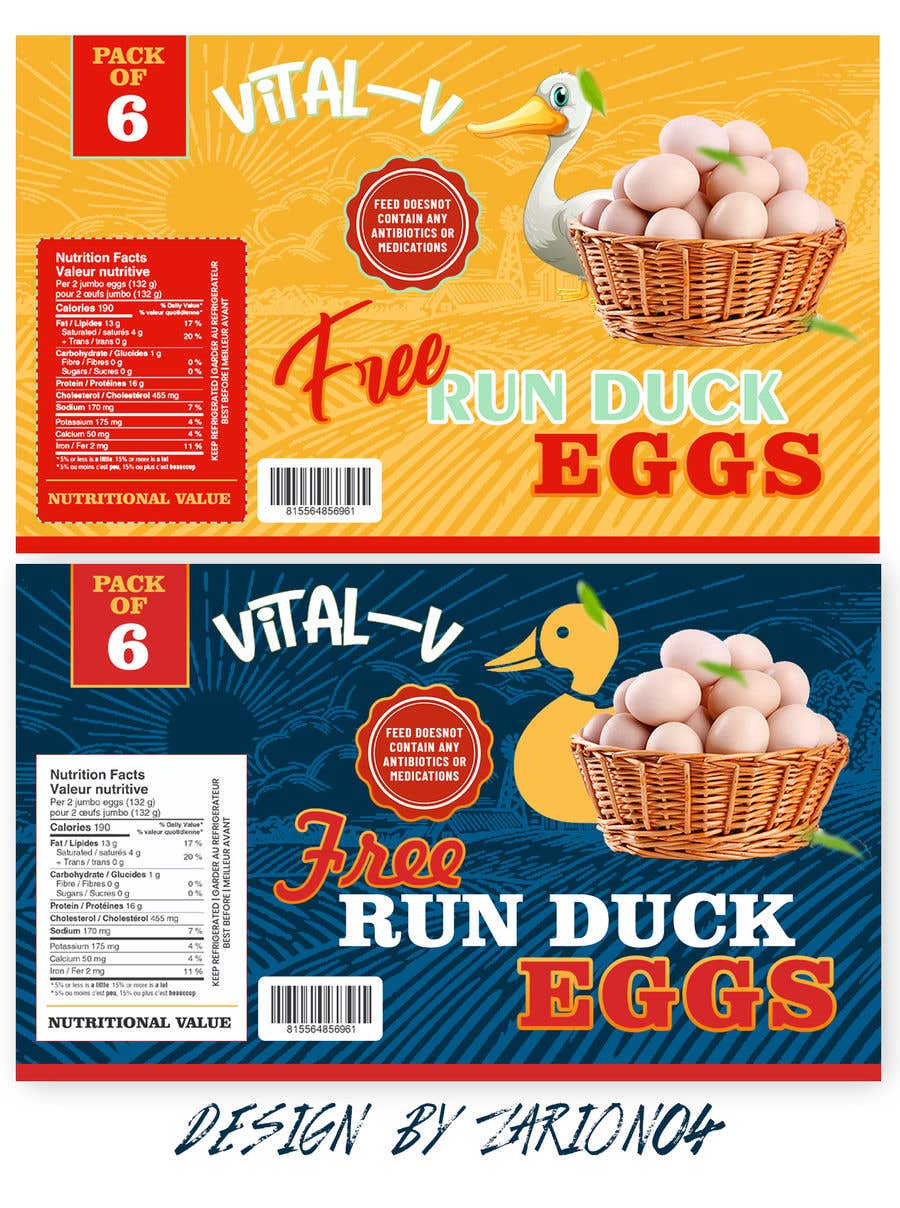 Конкурсная заявка №62 для                                                 New Label for Duck eggs (Dimensions: 5x3)
                                            
