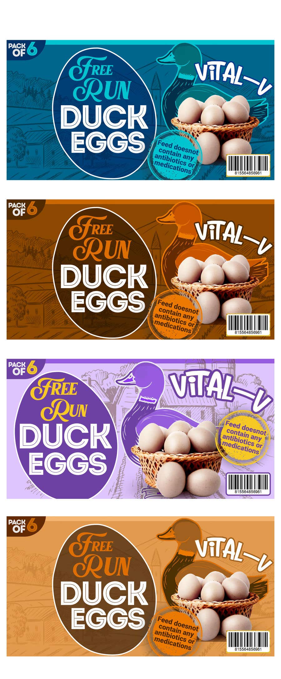 Конкурсная заявка №80 для                                                 New Label for Duck eggs (Dimensions: 5x3)
                                            