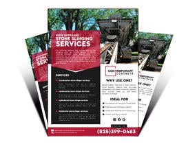 Nro 74 kilpailuun Stone Slinger Services Flyer/Brochure/emailbrochure käyttäjältä miguelviloria26