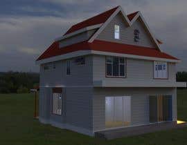 nº 33 pour Need 3D renderings for an Architectural House plan par AiCre8 