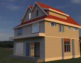 AiCre8 tarafından Need 3D renderings for an Architectural House plan için no 36