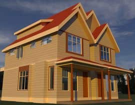 AiCre8 tarafından Need 3D renderings for an Architectural House plan için no 37