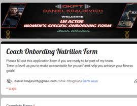 #21 for Google Doc: Online Personal Training New Client Onboarding form af EFFENDY99