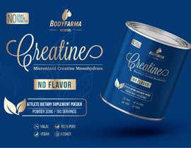 #56 for Design a Label for a new product with the same language of visual identity for Creatine Dietary supplement af Mostaq418