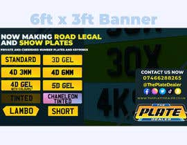 #17 pёr Number Plate Business Design Banner, Double Sides Business Cards &amp; Leaflets nga akshayanuonline