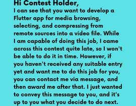 #17 for Flutter app for media browsing, selecting and compacting from remote sources into video file af Wimico