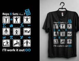 #64 для T-Shirt Design - Math Gym от rejwanulkarim4