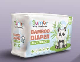 #20 para Need visually appealing and eco-friendly Packaging design for &quot;Bamboo diaper&quot; de aryosgraphic