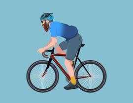 #72 untuk Draw Cartoon Of Cyclist oleh Atiiik