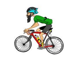 #32 pёr Draw Cartoon Of Cyclist nga WilloFlores