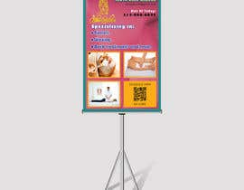 #57 pёr 32x81retractable banner pink full color design nga sumonkumarpal