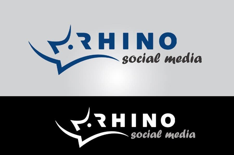 Bài tham dự cuộc thi #26 cho                                                 Design a Logo for - Rhino Social Media
                                            