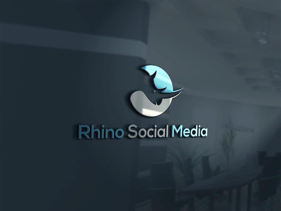 Bài tham dự cuộc thi #41 cho                                                 Design a Logo for - Rhino Social Media
                                            
