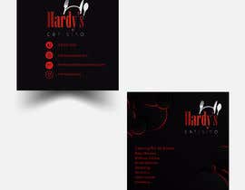 #137 ， square business card design BLACK/RED/GREY colors 35153 来自 pixeliahab