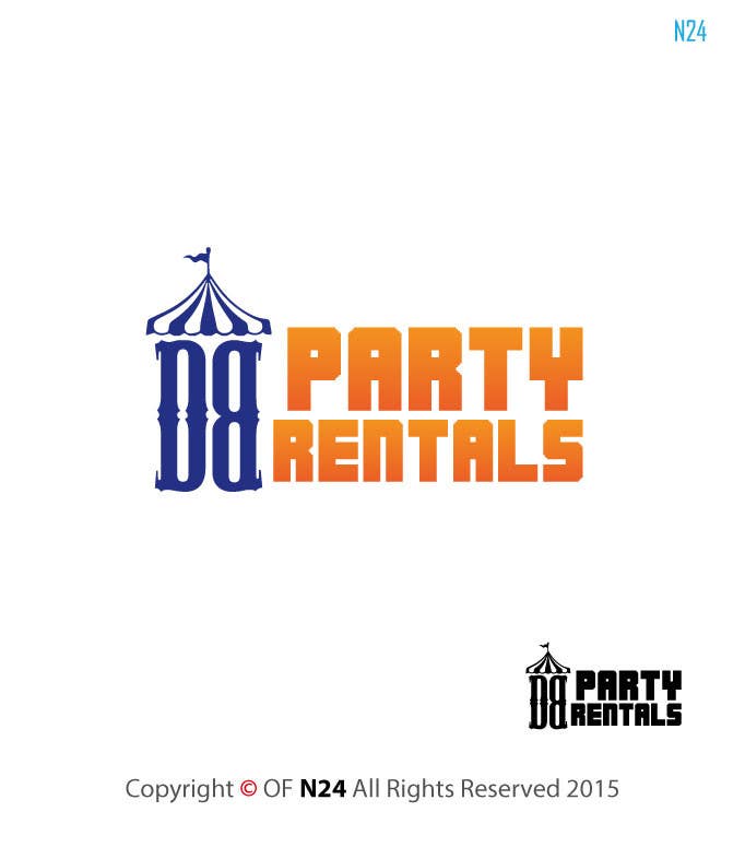 Penyertaan Peraduan #9 untuk                                                 Design a Logo for DB Party Rentals
                                            