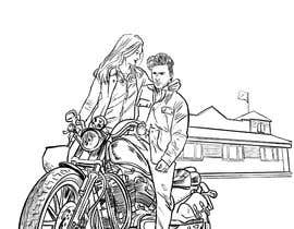 #78 pentru Motorcycle Club Character Art de către berragzakariae