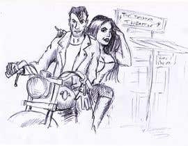 nº 19 pour Motorcycle Club Character Art par manikmoon 
